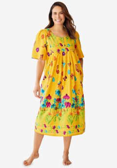 Plus Size Cotton Capri Pajamas