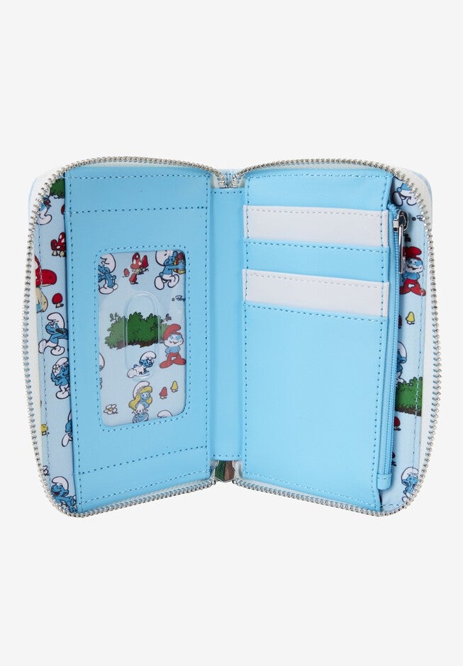Loungefly X Smurfs Smurfette Zip Around Wallet, , alternate image number null