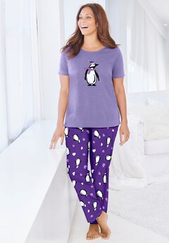 Graphic Tee PJ Set