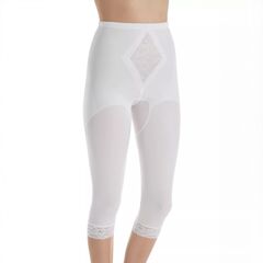 Moderate Control Waistline Capri Pant Liner with Tummy Control Panel Memory Compression Fabric 6265