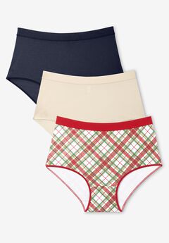 Plus Size Cotton Spandex Underwear