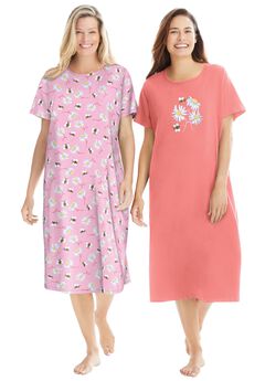 2-Pack Long Sleepshirts