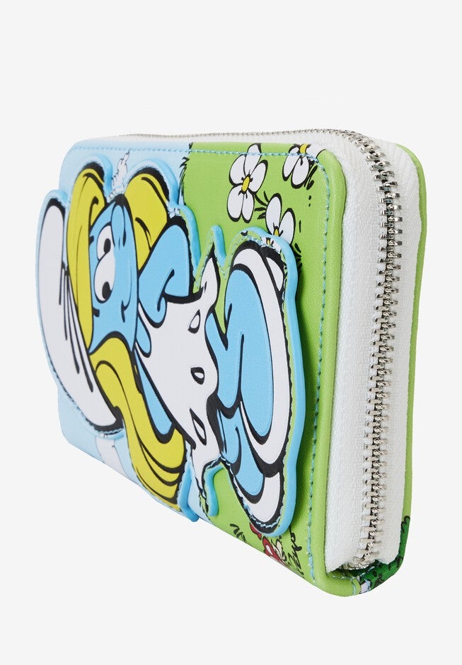 Loungefly X Smurfs Smurfette Zip Around Wallet, , alternate image number null