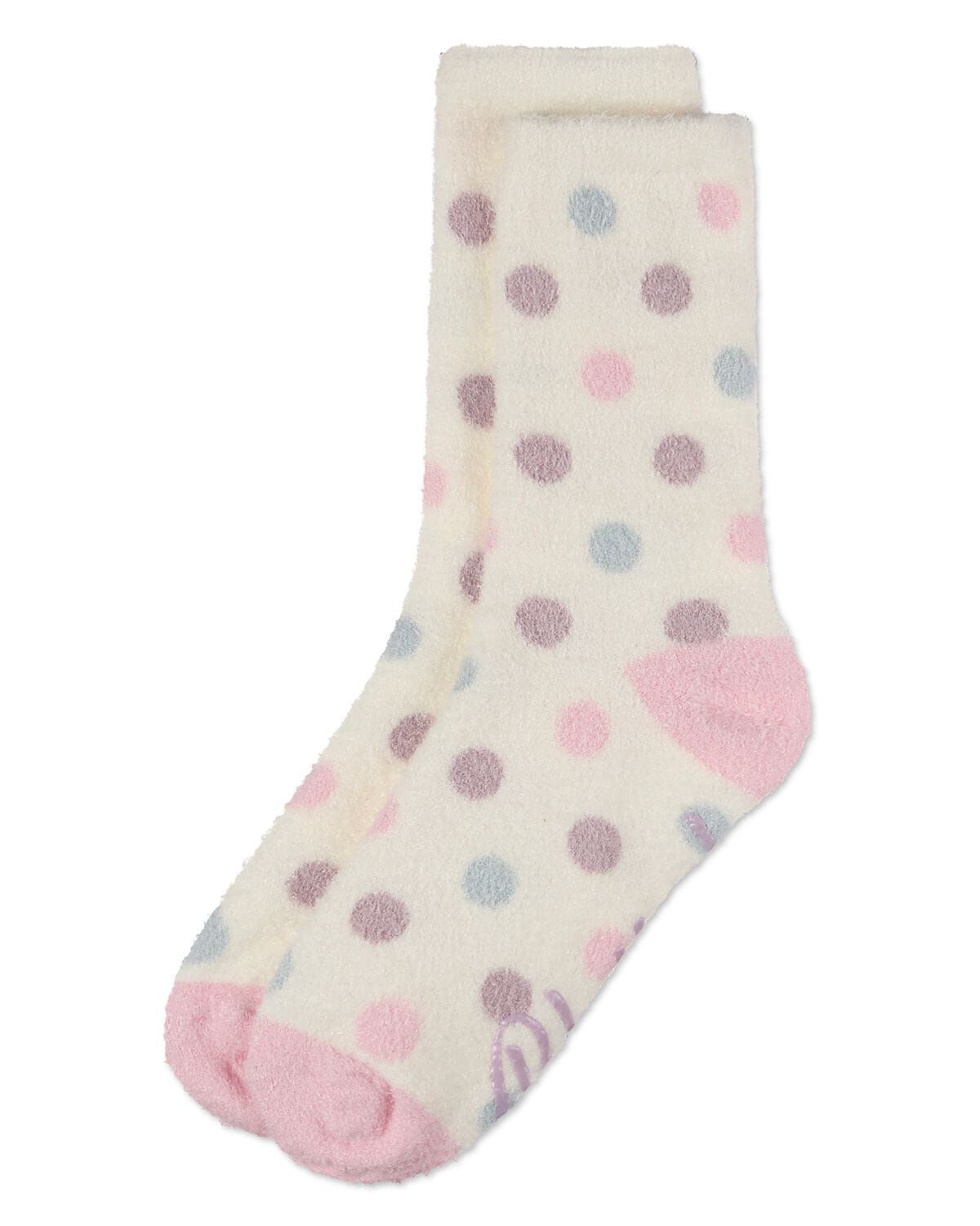 Women's Blessed Aloe Infused Crew Socks, IVORY, alternate image number 2