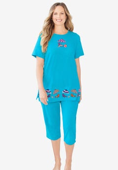Knit Capri Sleep Set