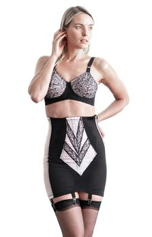 Plus Size Shapewear With Garters