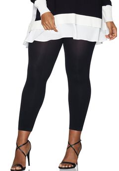 Curves Blackout Footless Tights