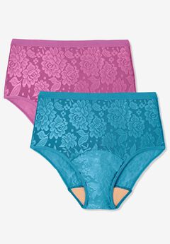 Plus Size Floral Lingerie