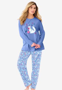 Long Sleeve Knit PJ Set