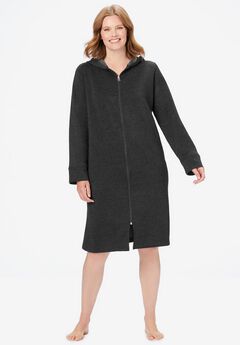 Short Hooded Sweatshirt Robe