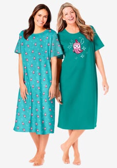 2-Pack Long Sleepshirts