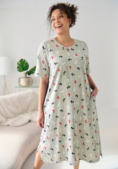 Keyhole Knit Sleepshirt