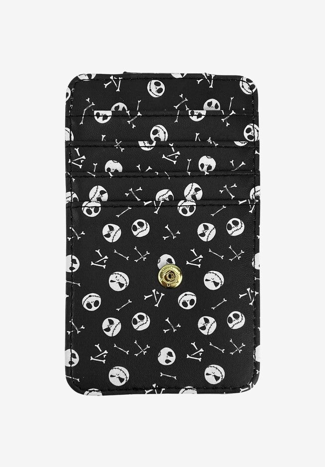 Jack Skellington Card Holder Wallet Button Snap Closure, , alternate image number 4