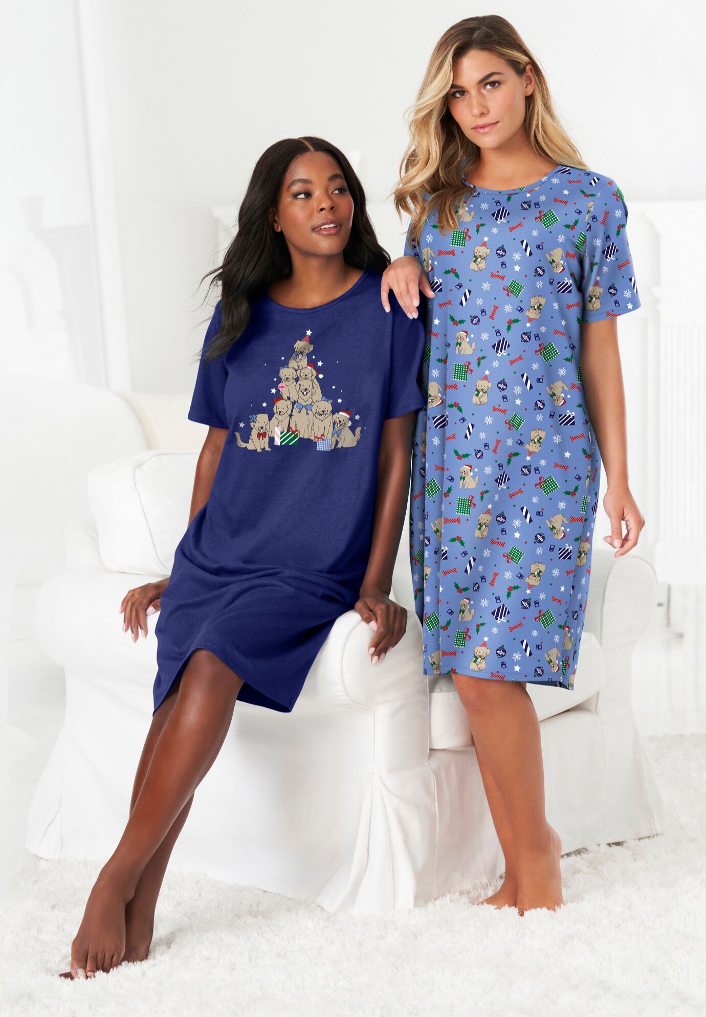 2-Pack Short-Sleeve Sleepshirt, , alternate image number 5