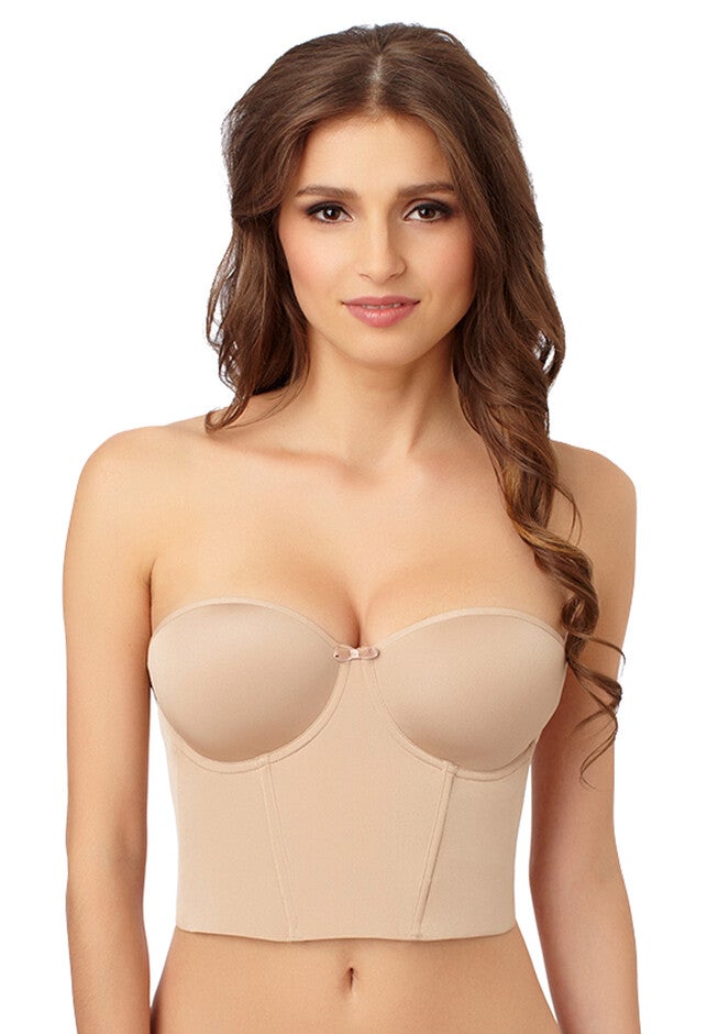 Soiree Bustier Bra, NATURAL, hi-res image number 0