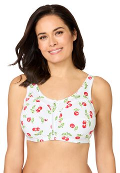 Cotton Back-Close Wireless Bra