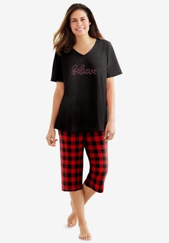 Plus Size Christmas Pajama Sets