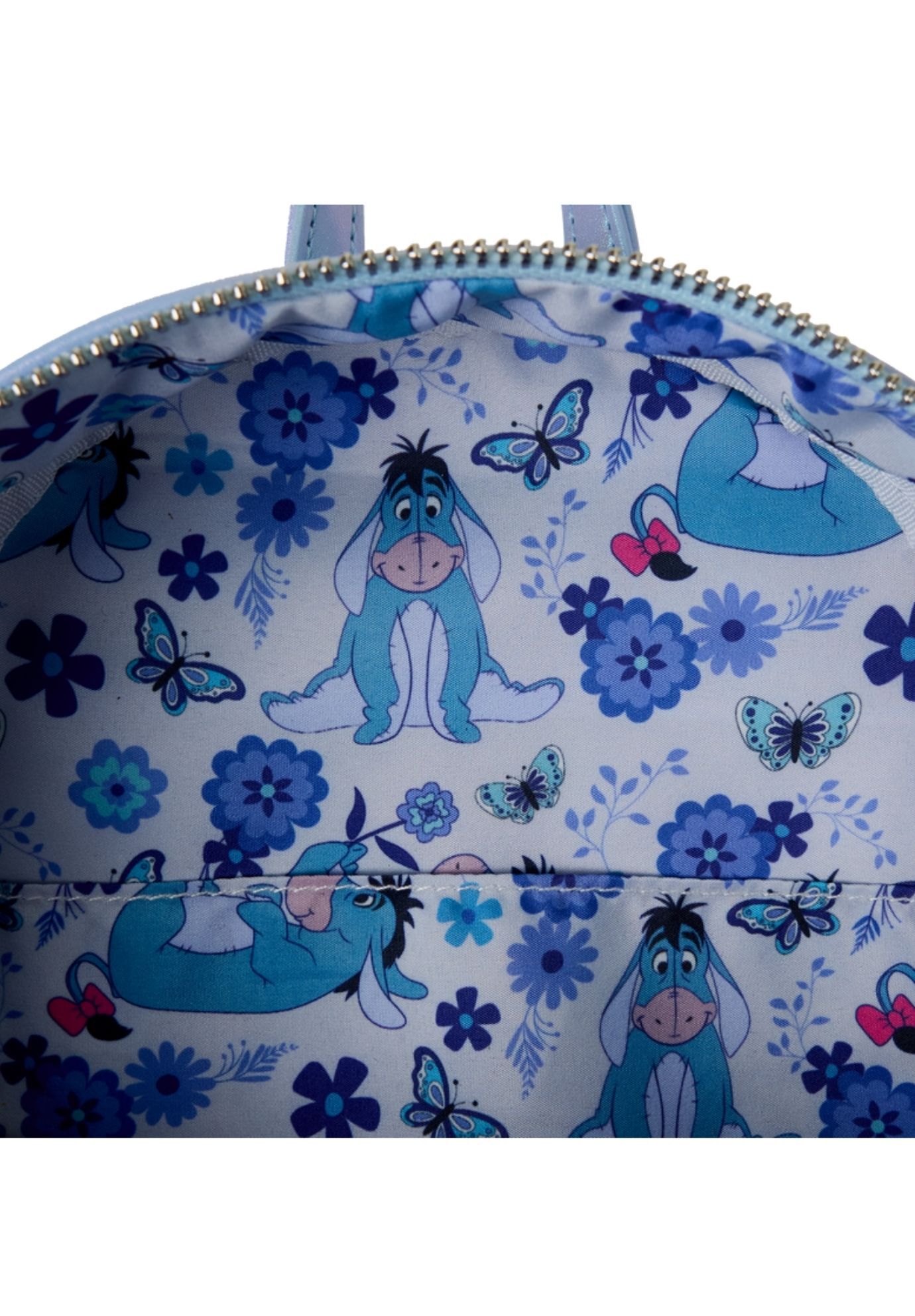 Loungefly x Disney Winnie The Pooh Eeyore Cosplay Mini Backpack Flowers