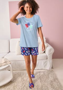 Knit PJ Short Set