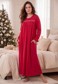 Embroidered Comfort Gown