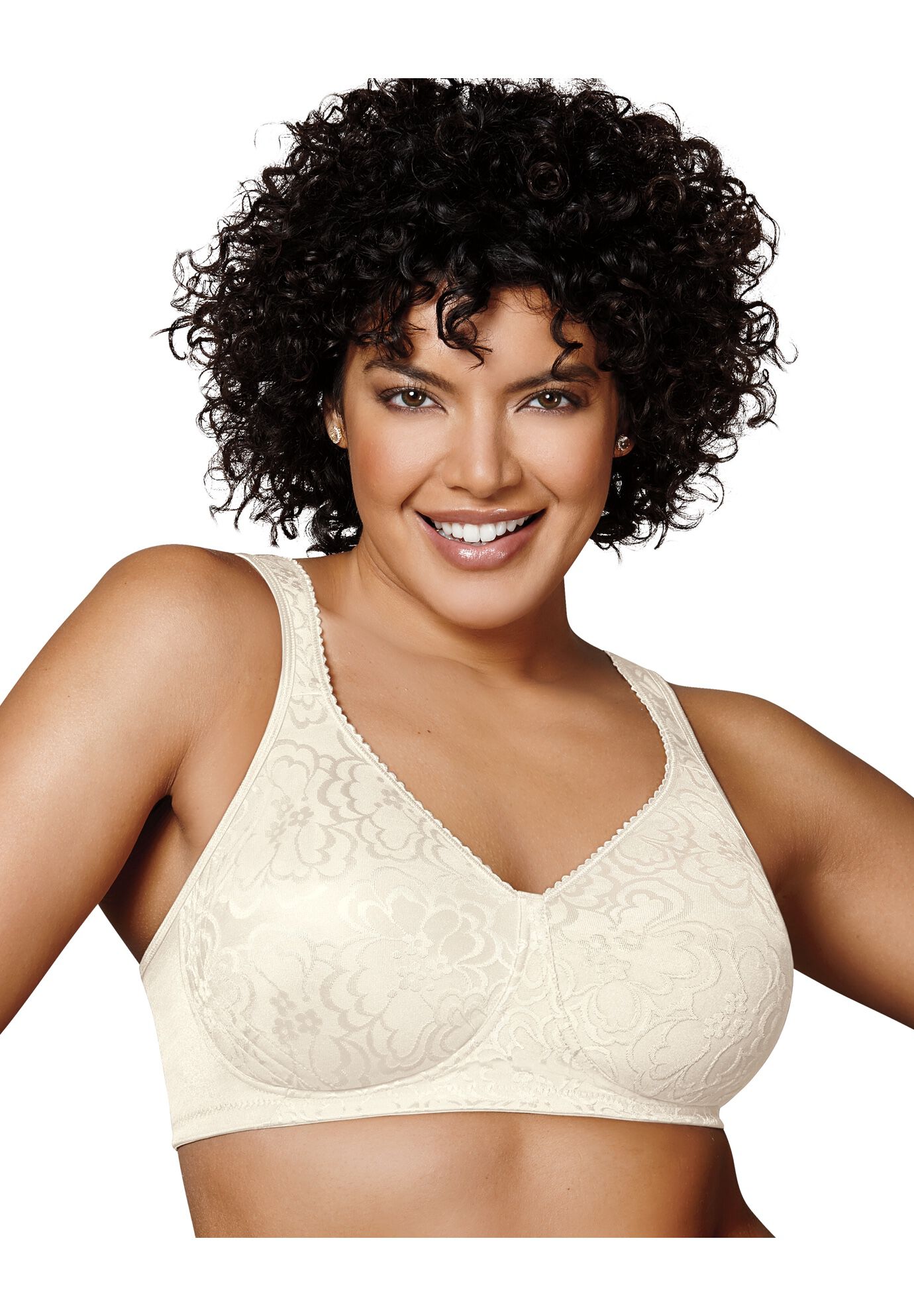 Playtex® 18 Hour Ultimate Lift & Support Wirefree Bra, MOTHER OF PEARL, hi-res image number 0