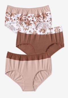 Plus Size Cotton Spandex Underwear