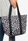 Disney Mickey Mouse Tote Minnie Icon Zippered Travel Handbag, , on-hover image number null