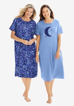Plus Size Long Sleeve Nightgowns