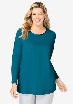 Satin Trim Sleep Tee