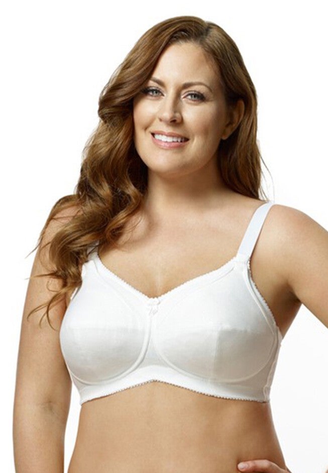 Cotton Nursing Soft Cup Bra, WHITE, hi-res image number null