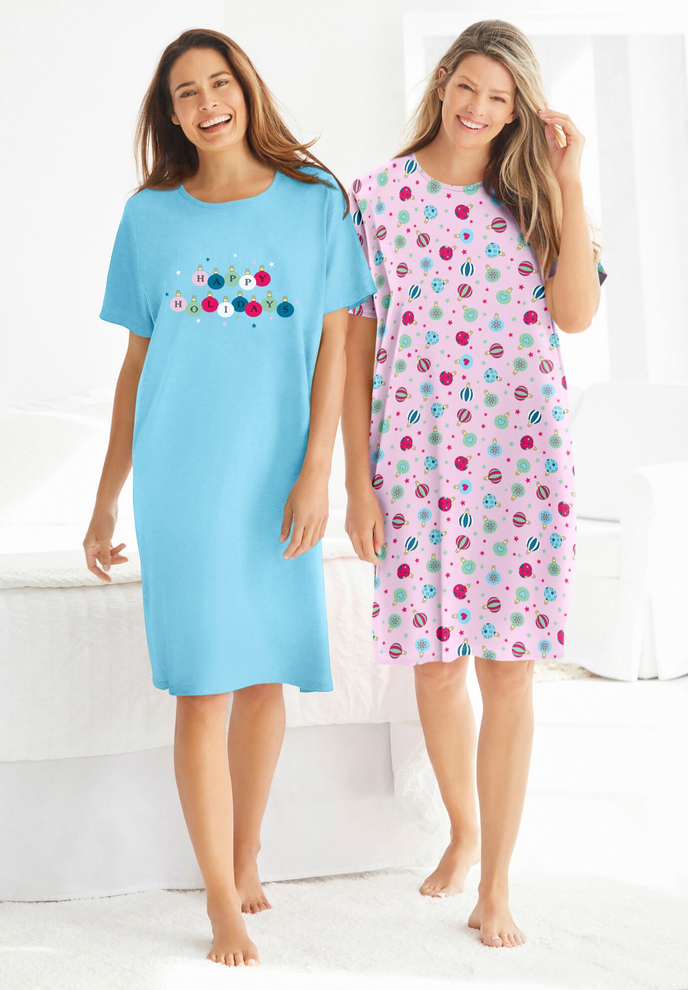 2-Pack Short-Sleeve Sleepshirt, , alternate image number 6