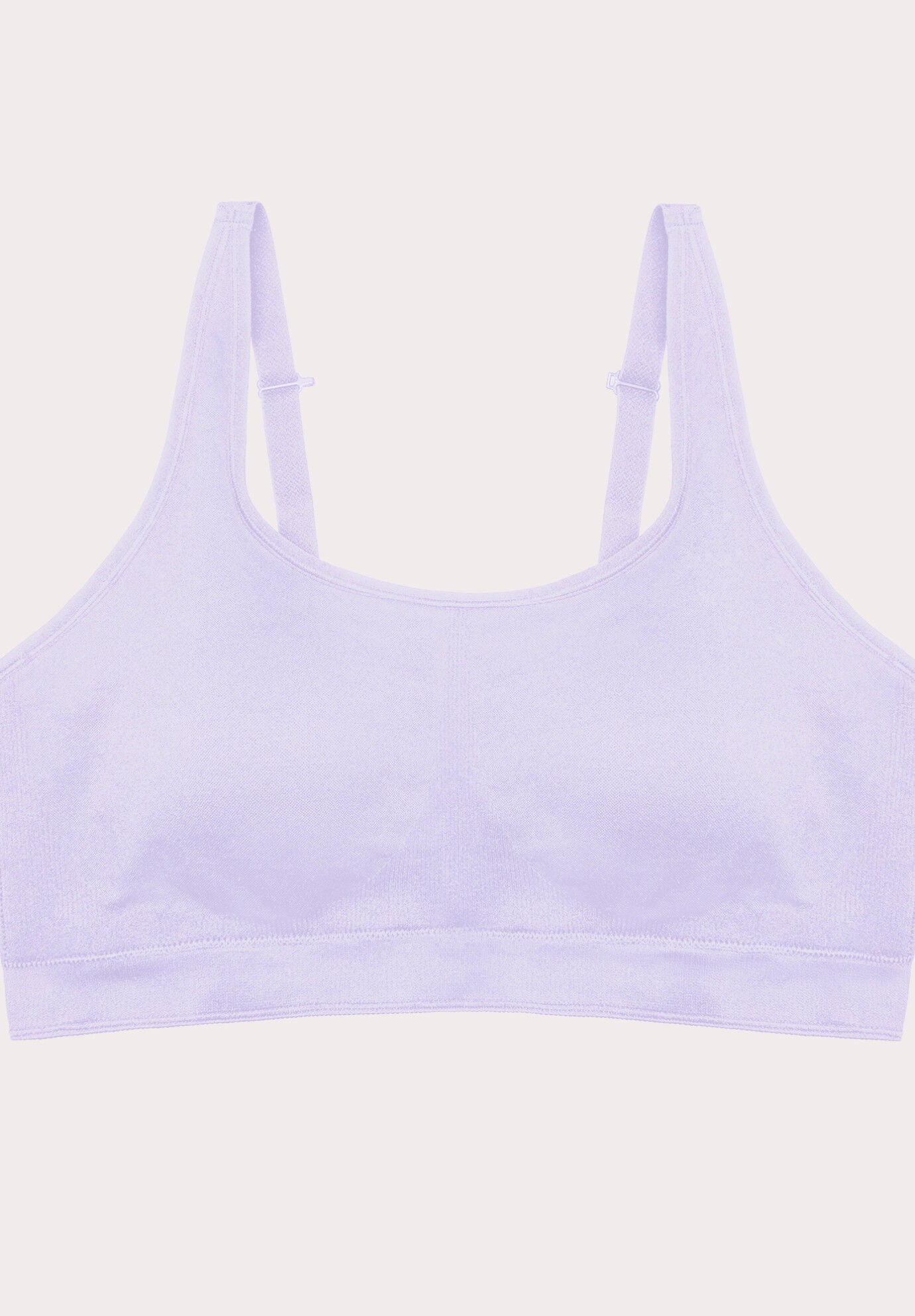 Smooth Seamless Support Wireless Bra, LAVENDER MIST, alternate image number 3