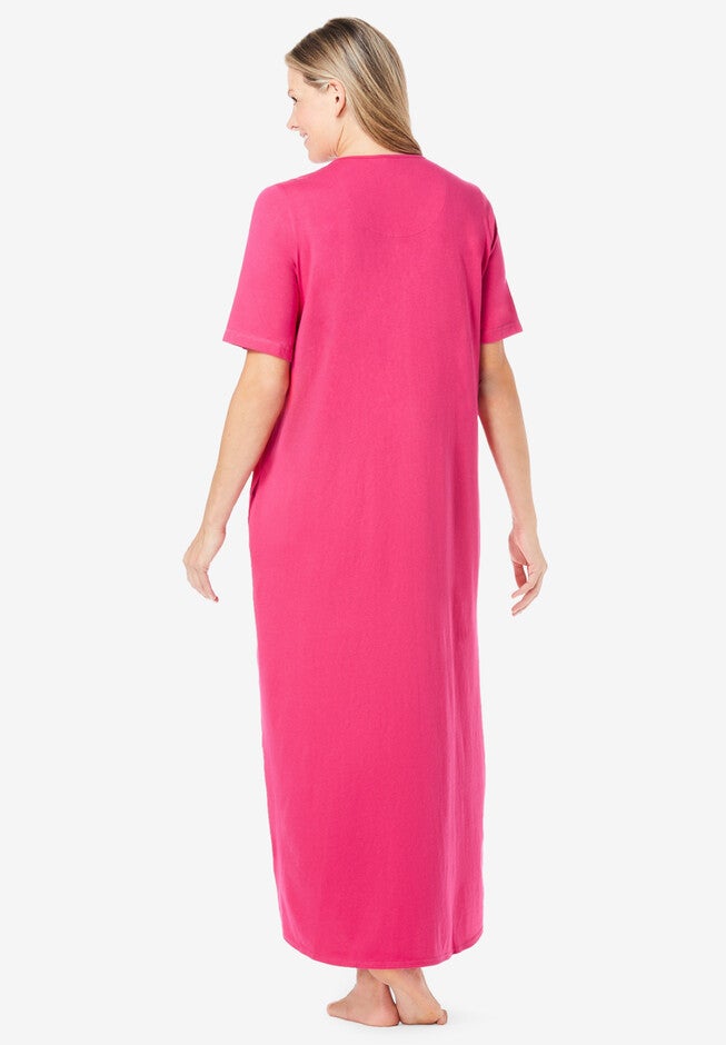 Knit Zip Long Lounger, , on-hover image number 1