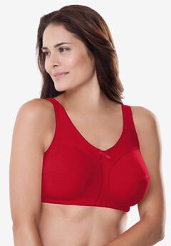 Cotton Back-Close Wireless Bra