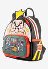 Loungefly X Disney Queen Of Hearts Mini Backpack Handbag Alice In Wonderland, , on-hover image number null