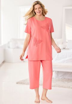 Dreams & Co® 2-Piece Applique Capri