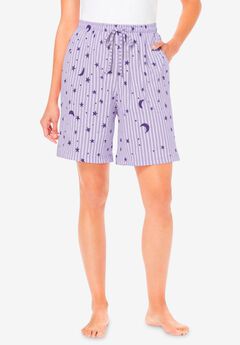 Plus Size Cotton Drawstring Shorts