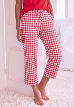 Woven Sleep Capri Pant