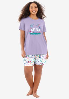 Knit PJ Short Set