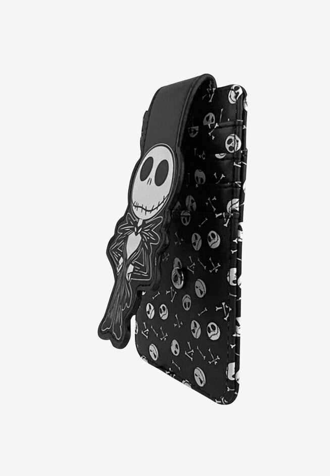 Jack Skellington Card Holder Wallet Button Snap Closure, , alternate image number 2