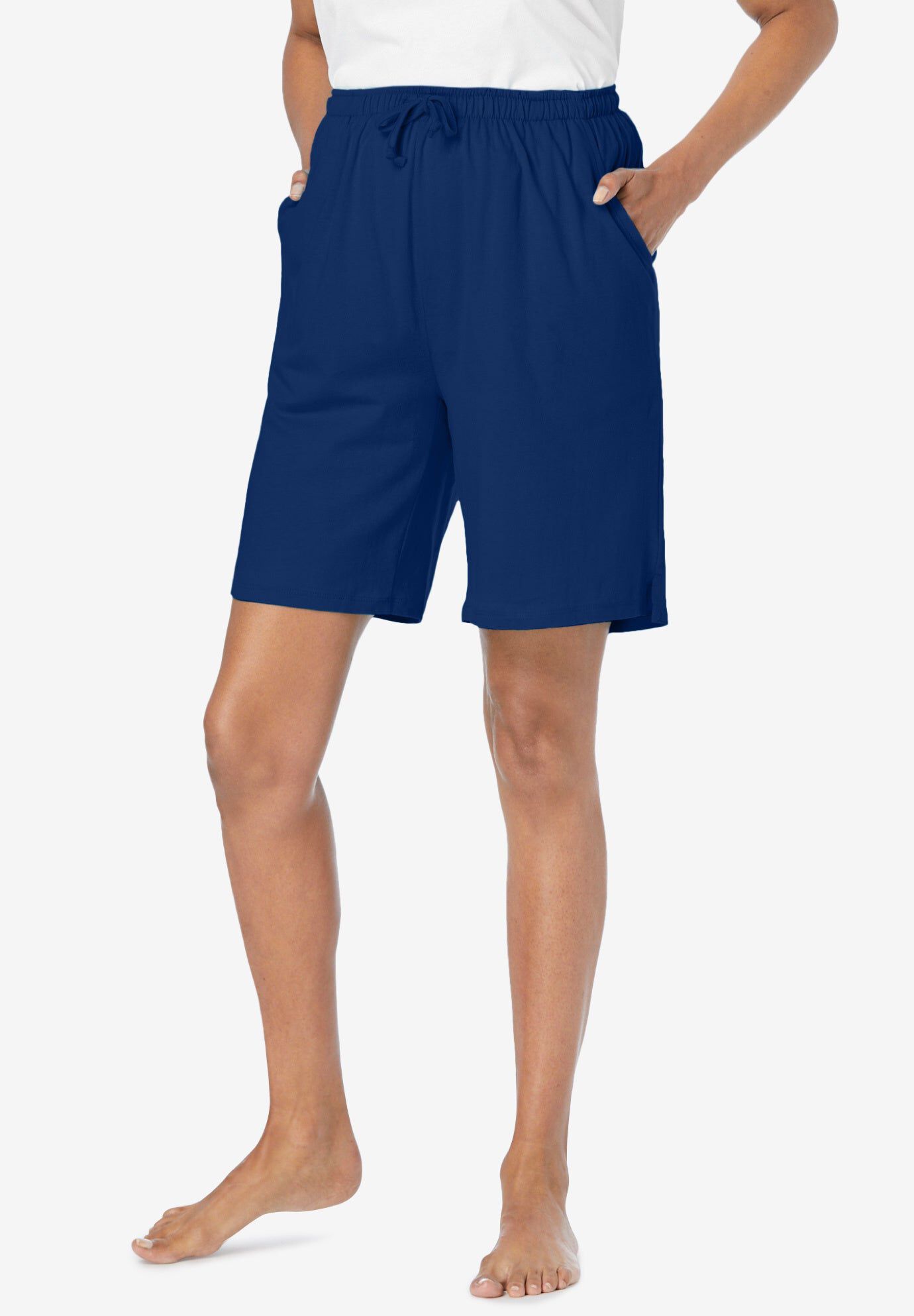 Print Pajama Shorts