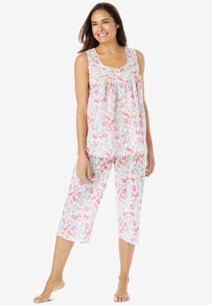 Plus Size White Pajamas