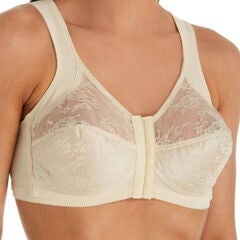 Front Closure Back Support Bandeau Bra