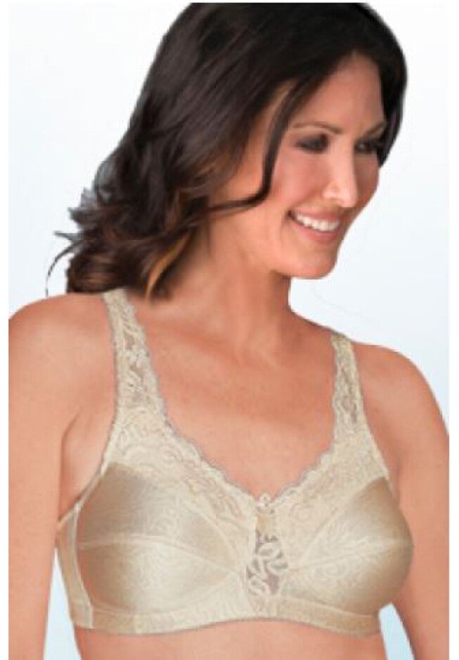 Stretch Lace Bra, IVORY, hi-res image number 0