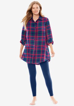 Plaid PJ Set