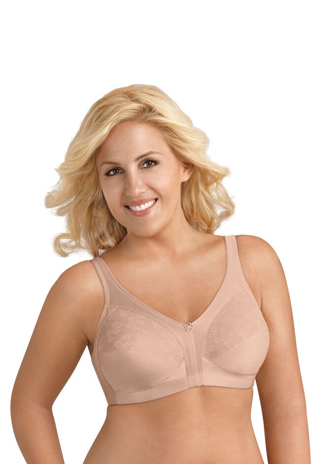 Fully® Side Shaping Lace Bra, ROSE BEIGE, hi-res image number 0