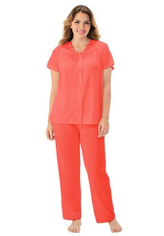 Plus Size Floral Pajamas For Women