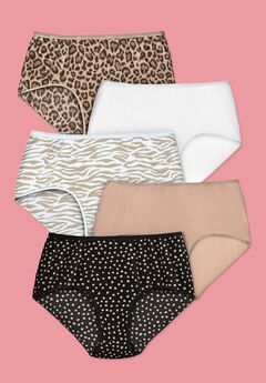5-Pack Tag-free Full Coverage Cotton Brief
