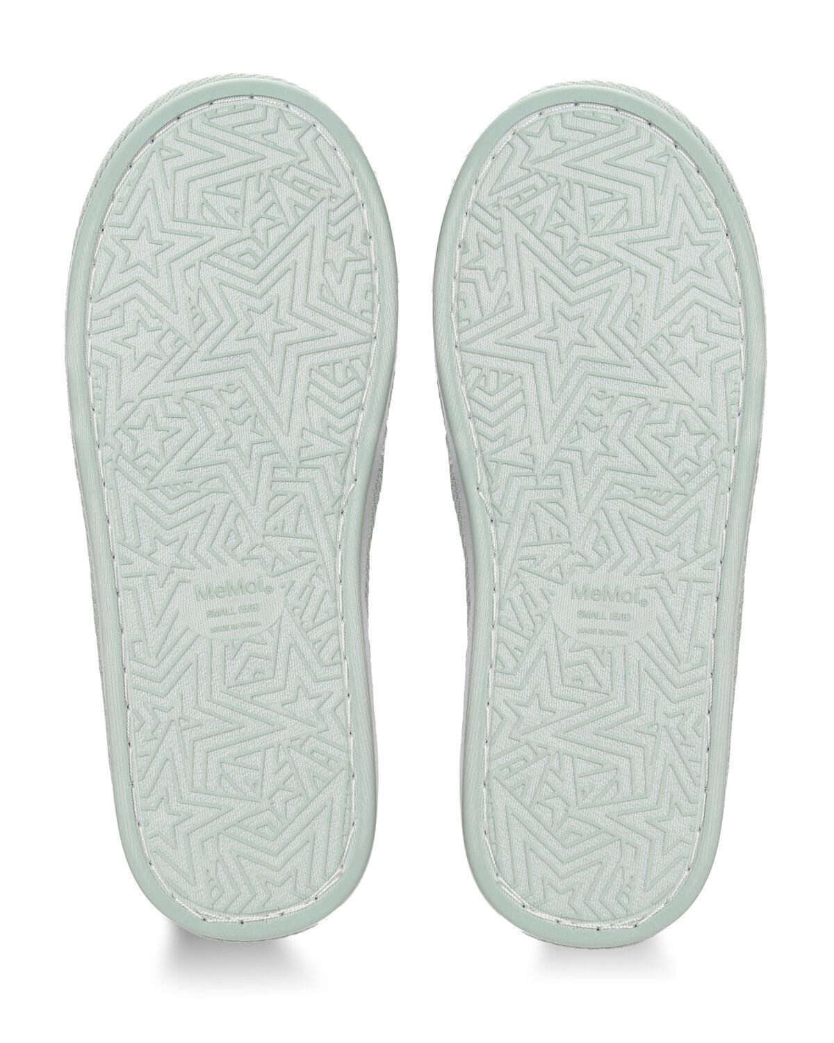 Mah Jong Plush Slippers, ICE BLUE, alternate image number 2