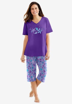 Plus Size Cotton Pajama Sets